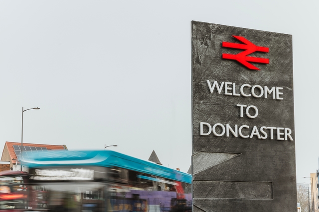 Welcome to Doncaster sign